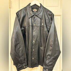 Ladies Leather Harley Davidson Jacket - Vintage-ish - circa 2006